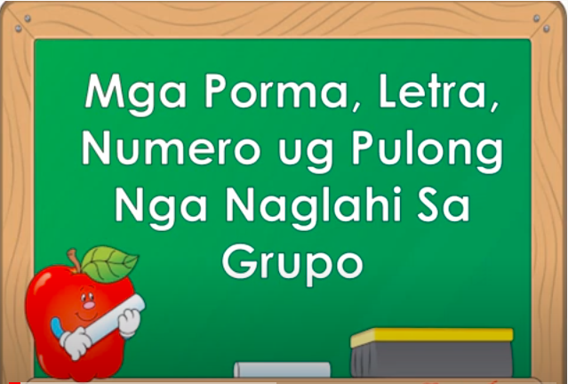 127956- MGA LETRA, NUMERO, PULONG NGA NALAHI SA GRUPO-KINDER